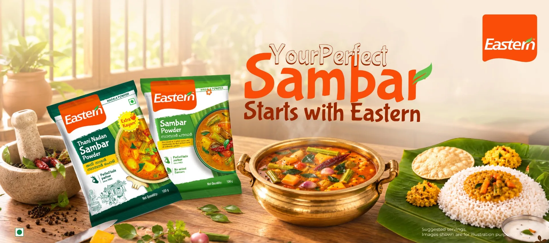 Your Perfect Sambar Starts with Eastern — Thani Nadan Sambar Powder and Sambar Powder